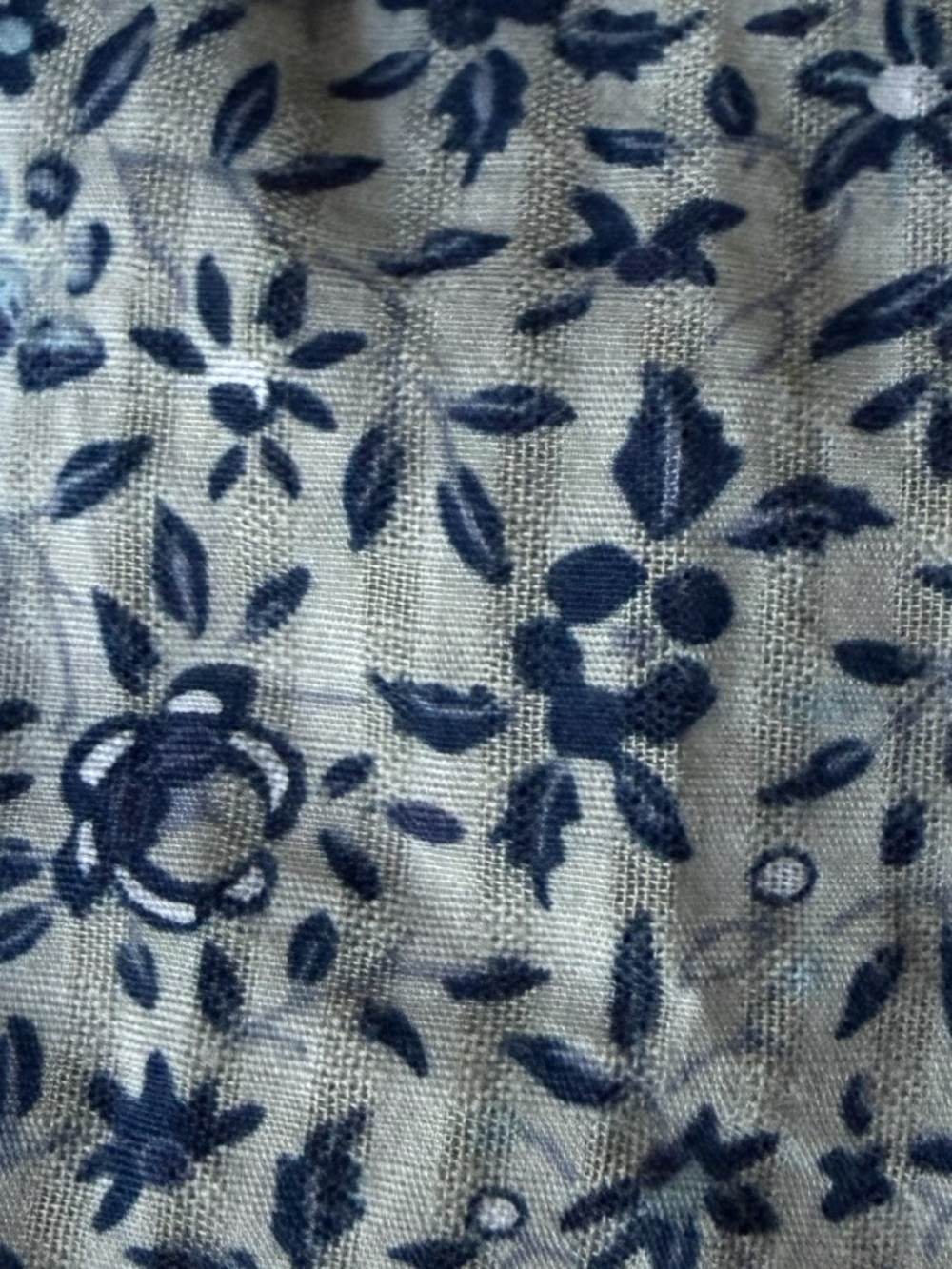Madewell Blue Florentine Floral Sophia Smocked Midi Dress Size XS 54747 - Picture 14 of 14